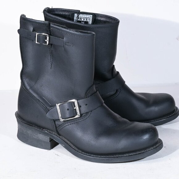 Frye Engineer 8R Womens Ankle Boots in Black - 8 - Picture 2 of 6
